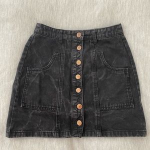 Stradivarius button down denim skirt. Size 2